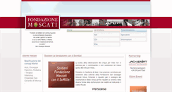 Desktop Screenshot of fondazionemoscati.it
