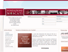 Tablet Screenshot of fondazionemoscati.it